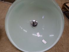 *Round Opal Glass Sink