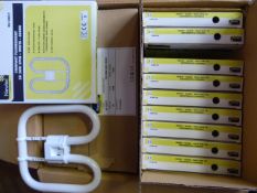 *Box of 20 Newlec Nl10837 White Compact Fluorescen