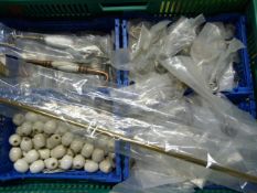 Box of Assorted Porcelain and Metal Handles