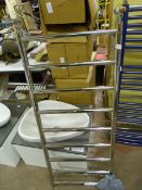 *Wall Mounted Chrome Radiator with Nine Rails