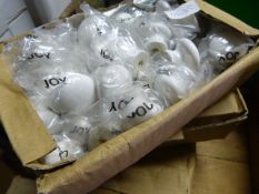 Three Boxes of Porcelain Knobs