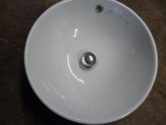 *Medium Round White Ceramic