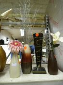 *Four Assorted Vases