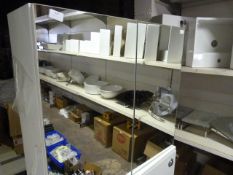 *Cream Gloss Two Door Cabinet