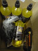*Box of Naked Flame Fire Gel, Fire Lighters, etc.