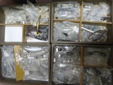 Four Trays of Assorted Handles