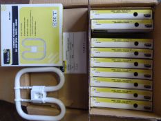 *Box of 20 Newlec Nl10837 White Compact Fluorescen