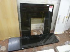 *Granite Fireplace and Hearth