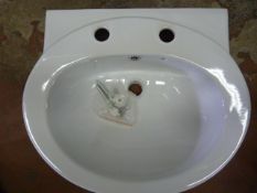 *TCCPT 04 Petite Basin 2TH Bathroom Sink