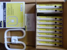 *Box of 20 Newlec Nl10837 White Compact Fluorescen