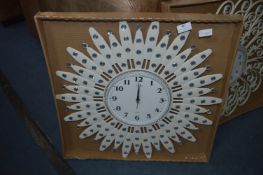 *Pines Decorative Quartz Wall Clock