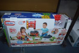 *Waffle Blocks Train Playset