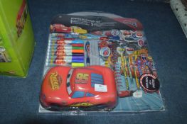*Disney Car Bumper Stationery Set