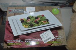*Denmark Platter Set 3pc
