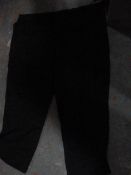 *Nine Pairs of Black Trousers (Various Sizes)