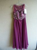 *Nina Wine Prom Dress Size:10
