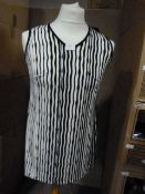 *Fourteen Black & White Striped Tops (Various Size