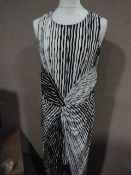 *Six Black & White Striped Dresses (Various Sizes)