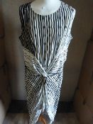 *Thirteen Black & White Striped Dresses (Various S