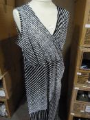 *Eight Black & White Striped Dresses (Various Size