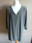 *Twenty Olive Green V-Neck Tops (Various Sizes)