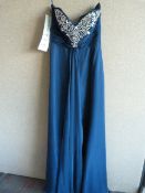 *Lucy Petrol Prom Dress Size:10
