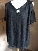 *Twelve Black Tops (Various Sizes)