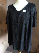*Twenty Six Black V-Neck Tops (Various Sizes)