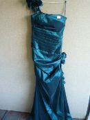 *Midnight Satin Prom Dress Size:36
