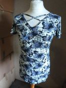 *Twenty One Blue Butterfly Tops (Various Sizes)