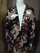 *Nine Black Floral Gilets (Various Sizes)