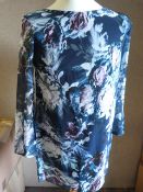 *Five Blue Floral Tops (Various Sizes)