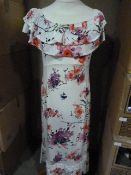 *Twelve White & Pink Floral Dresses (Various Sizes