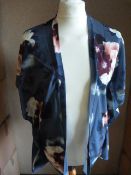 *Eighteen Blue Floral Gilets (Various Sizes)