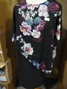 *Thirteen Black Floral Dresses (Various Sizes)
