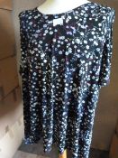 *Twenty Six Navy Floral Tops (Various Sizes)