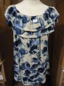 *Twenty One Blue Floral Tops (Various Sizes)