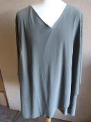 *Twenty Olive Green V-Neck Tops (Various Sizes)