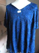 *Twelve Blue Tops (Various Sizes)