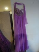 *Mauve Long Prom Dress Size:6