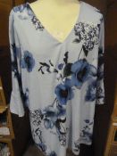 *Ten Blue V-Neck Tops (Various Sizes)