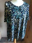 *Nineteen Dark Blue Floral Tops