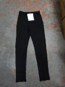 *Twelve Pairs of Black Stretch Trousers/Leggings (