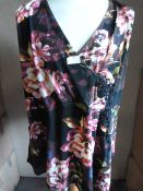 *Fourteen Floral Sleeveless V-Neck Tops (Various S