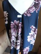 *Eight Blue & Pink V-Neck Tops (Various Sizes)