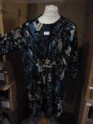 *Six Blue & Black Patterned Dresses (Various Sizes