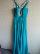 *Sea Green Prom Dress Size:6