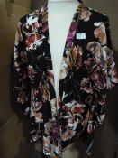 *Twenty Four Black Floral Gilets (Various Sizes)