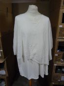 *Ten White Tops (Various Sizes)