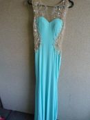 *Jennifer Aqua Prom Dress Size:6